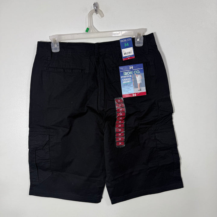IRON CO CARGO COTTON SHORT BRAND NEW BLACK COLOUR