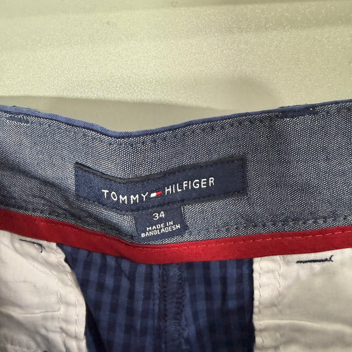 TOMMY HILFIGER CHECKERED COTTON CHINO SHORT BRAND NEW