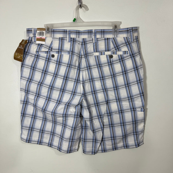 DOCKERS CHECKERED COTTON SHORT BRAND NEW WITHOUT STRETCH