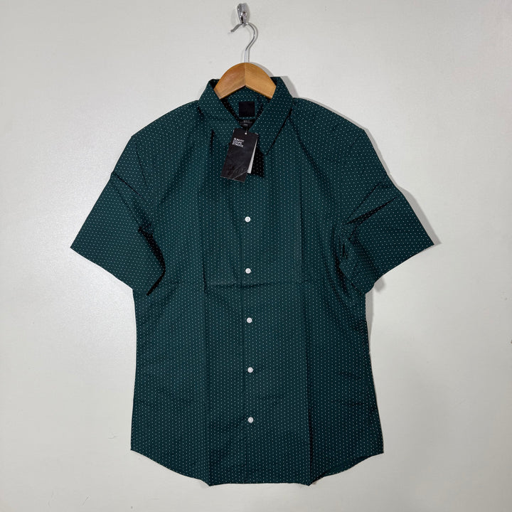 H&M SLIM FIT HALF SLEEVES COTTON SHIRT BRAND NEW