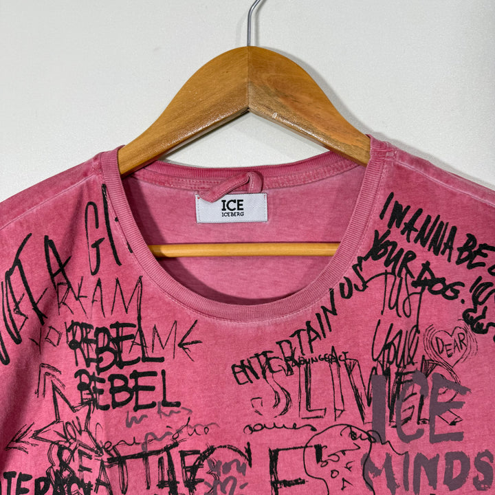 ICE BERG PRINTED COTTON TSHIRT