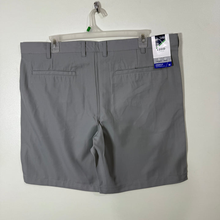 IZOD GOLF SUN CONTROL WICKING SHORT BRAND NEW GREY COLOUR