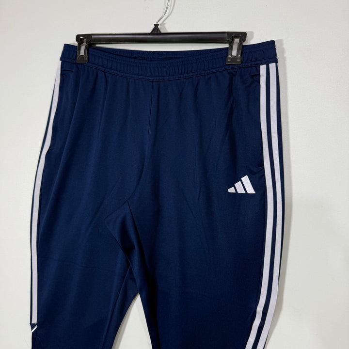 ADIDAS AEROREADY SPORT TROUSER  WITH SIDE ZIP POCKET BLUE COLOUR
