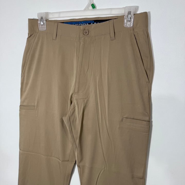 ROUNDTREE & YORKE STRAIGHT FIT PERFORMANCE PANT WITH STRETCH