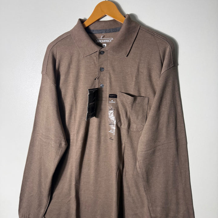 ARCHITECT LONG SLEEVES COTTON POLO TSHIRT BRAND NEW