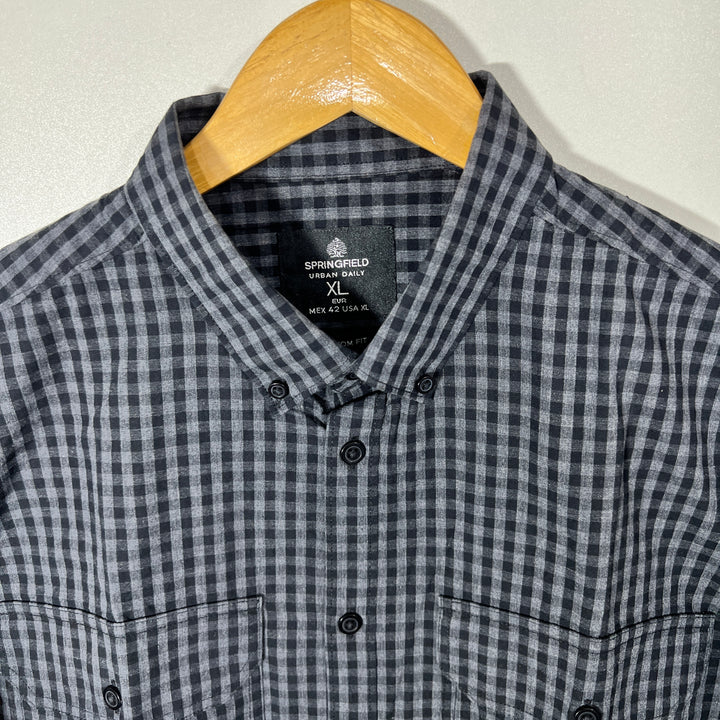 SPRINGFIELD BUTTON DOWN CASUAL COTTON SHIRT
