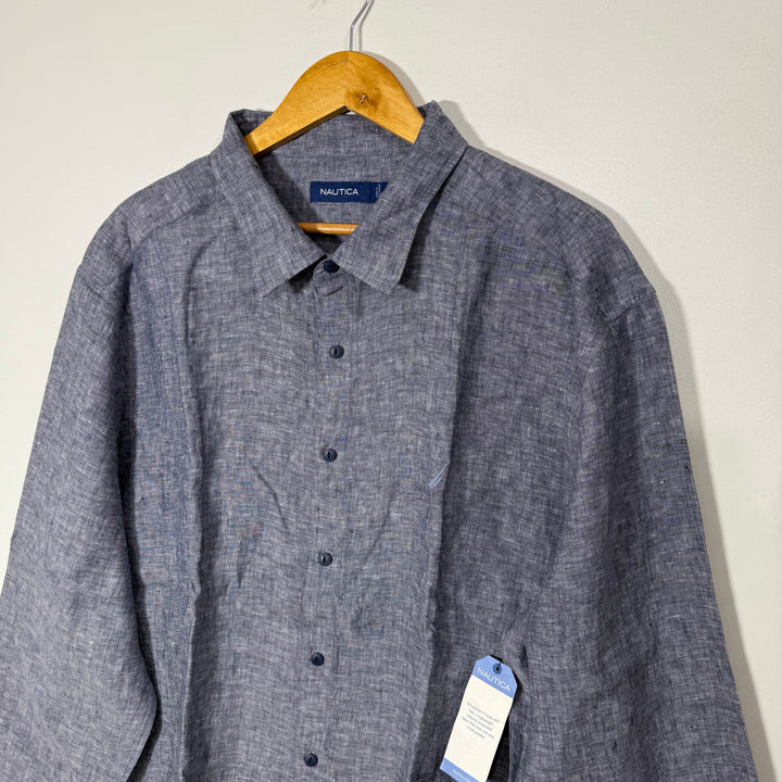 NAUTICA LINEN SHIRT BRAND NEW GREY COLOUR