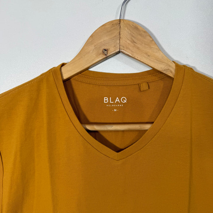 BLAQ MELBOURNE CLV NECK COTTON TSHIRT