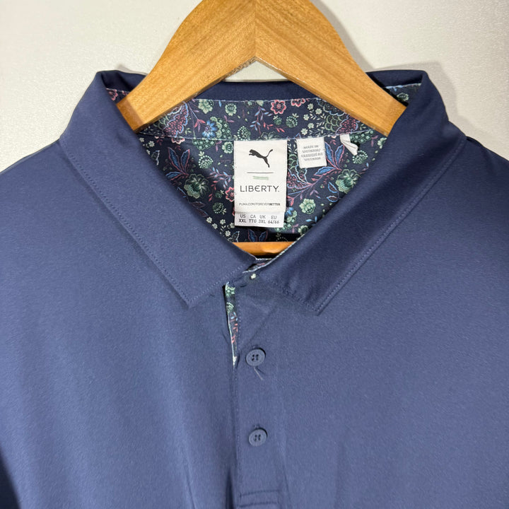 PUMA LIBERTY SPORT POLO TSHIRT BLUE COLOUR