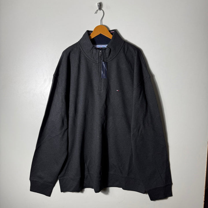 TOMMY HILFIGER FLEECE PULLOVER BRAND NEW GREY COLOUR