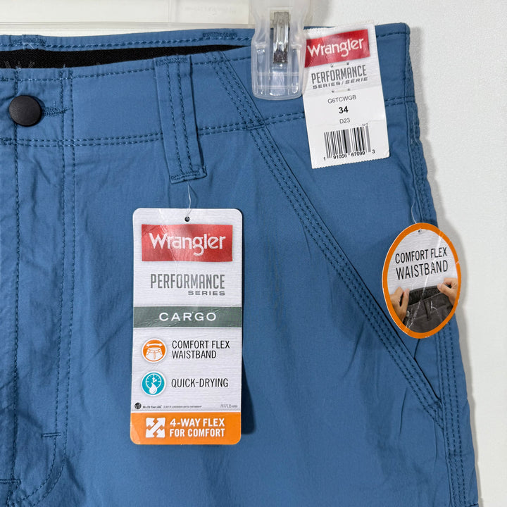 WRANGLER PERFORMANCE CARGO COTTON SHORT BRAND NEW