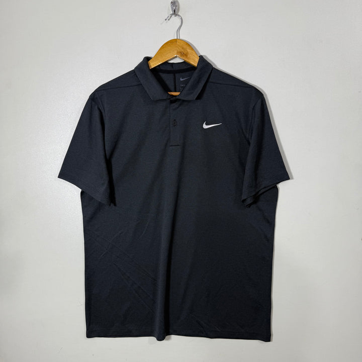 NIKE DRI FIT SPORT POLO TSHIRT DARK GREY COLOUR