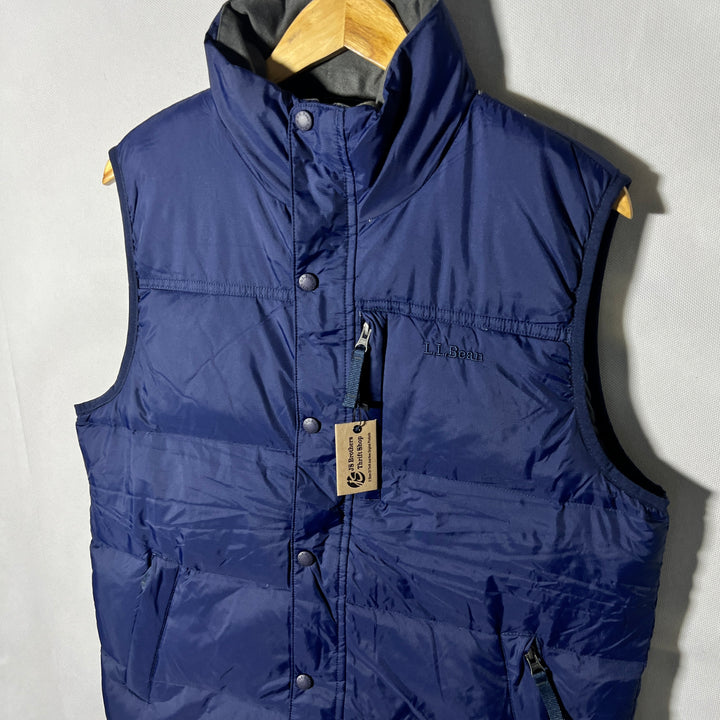 LL BEAN SLEEVES LESS PUFFER JACKET