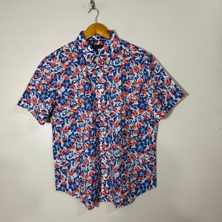 NAUTICA BUTTON DOWN HALF SLEEVES COTTON SHIRT
