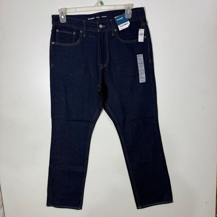 OLD NAVY STRAIGHT FIT DENIM PANT BRAND NEW WITHOUT STRETCH BLUE COLOUR