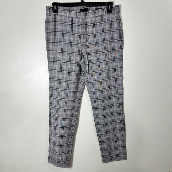 H&M SKINNY FIT CHECKERED DRESS PANT