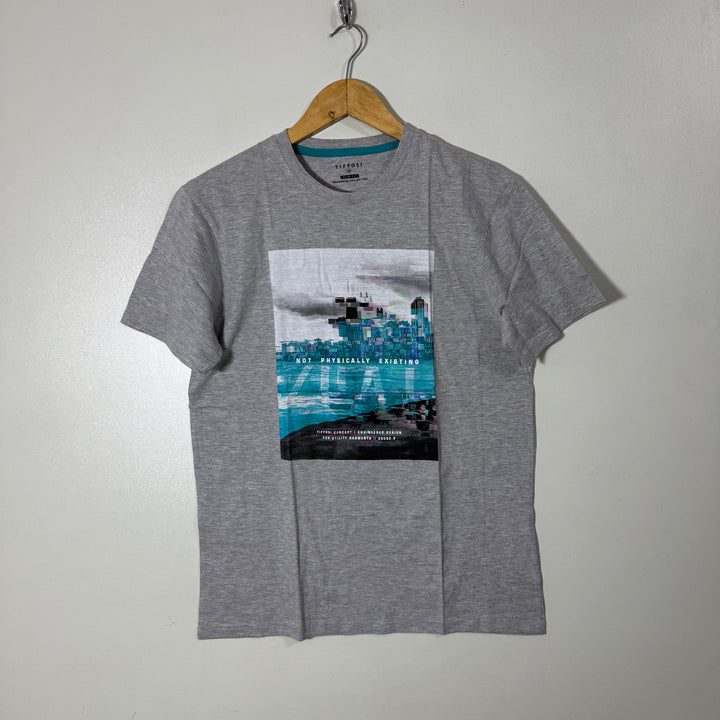 TIFFOSI COTTON TSHIRT GREY COLOUR