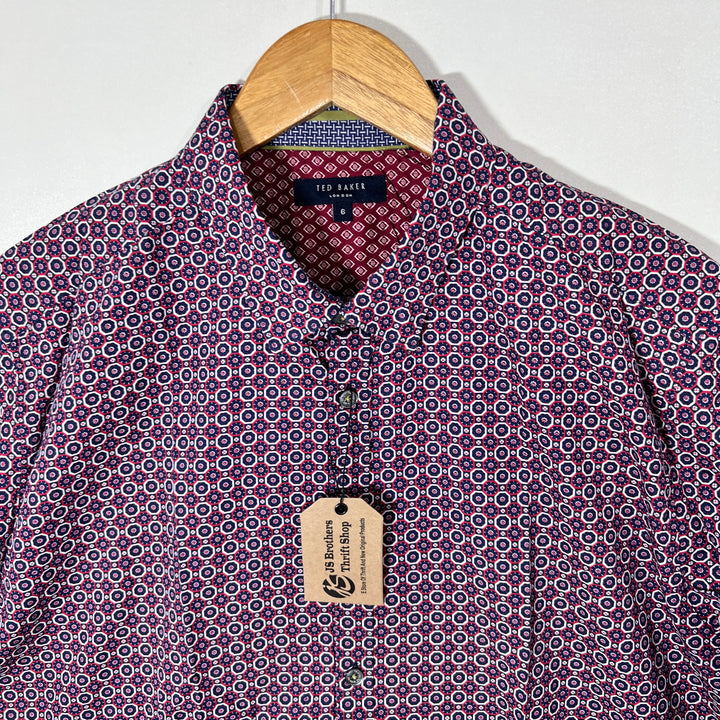 TED BAKER LONDON BUTTON DOWN CASUAL COTTON SHIRT