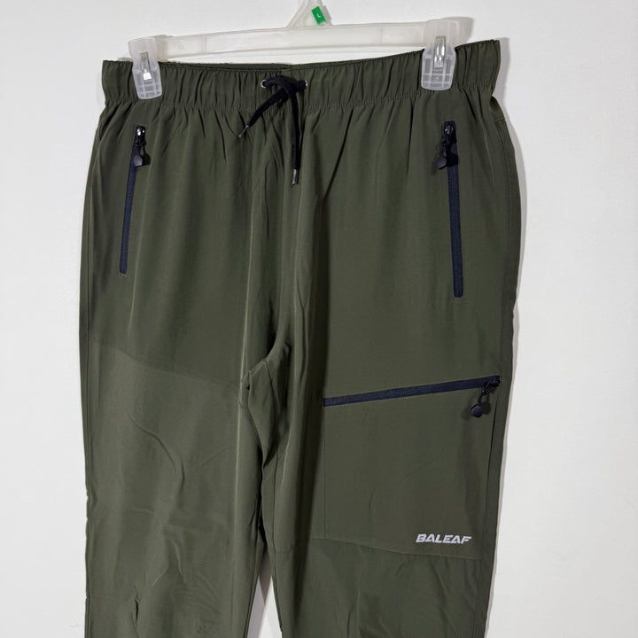 BALEAF LIGHT WEIGHT HYBRID TROUSER WITH SIDE ZIP POCKETS GREEN COLOUR