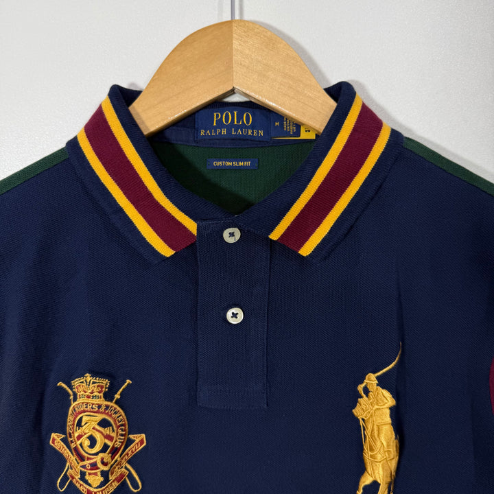 RALPH LAUREN POLO CUSTOM SLIM FIT COTTON POLO TSHIRT