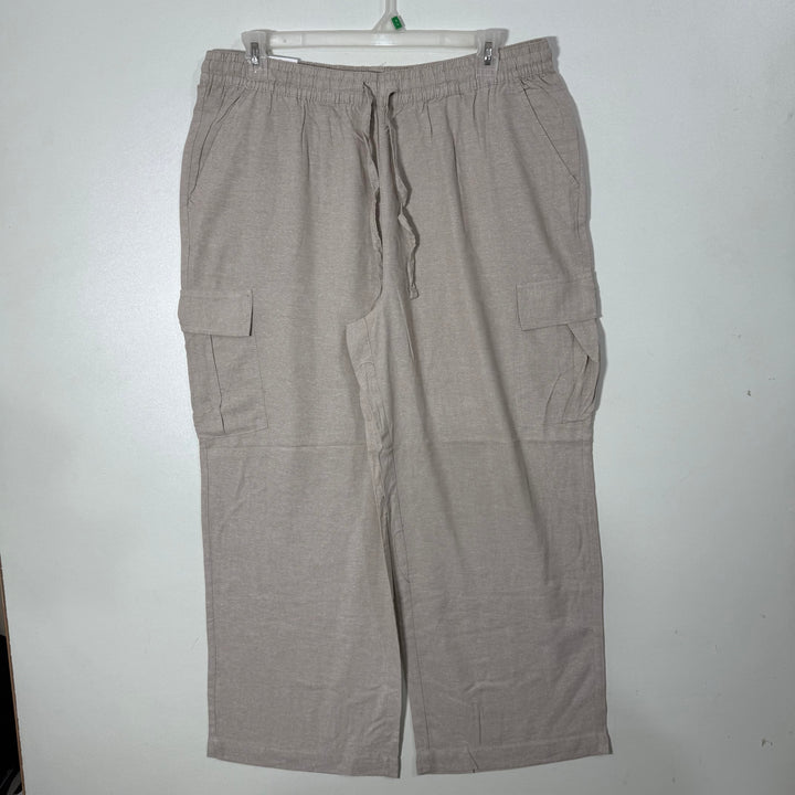 SERRA LOOSE FIT COTTON LINEN TROUSER BRAND NEW