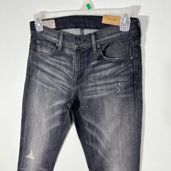 RALPH LAUREN POLO SLIM FIT DENIM PANT WITH STRETCH