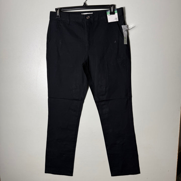 ANKO STRAIGHT FIT COTTON CHINO PANT BRAND NEW BLACK COLOUR