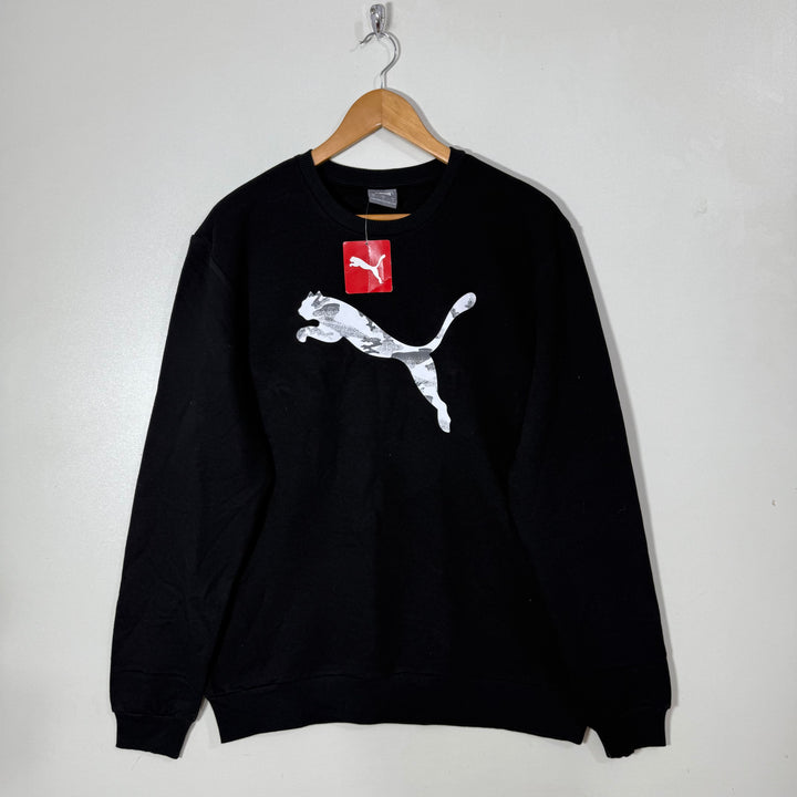 PUMA SWEATSHIRT BRAND NEW BLACK COLOUR INNER FLEECE