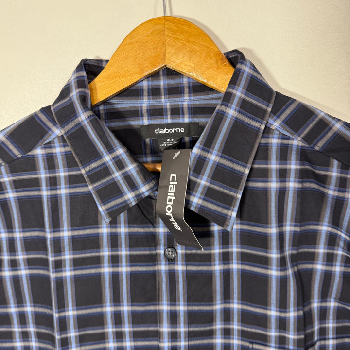 CLAIBORNE COTTON CHECKERED SHIRT BRAND NEW