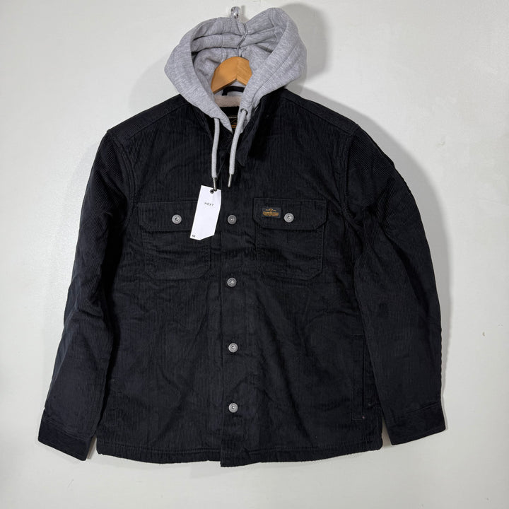NEXT  CURDROY JACKET BRAND NEW INNER SHERPA LINNED WITH HOOD
