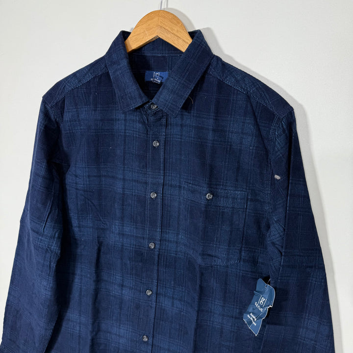 GEORGE CORDUROY CHECKERED SHIRT BRAND NEW