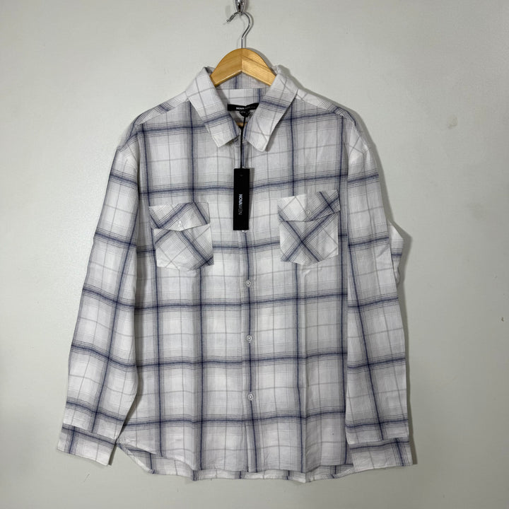 NOVA FASHION DOUBLE POCKETS COTTON SHIRT BRAND NEW