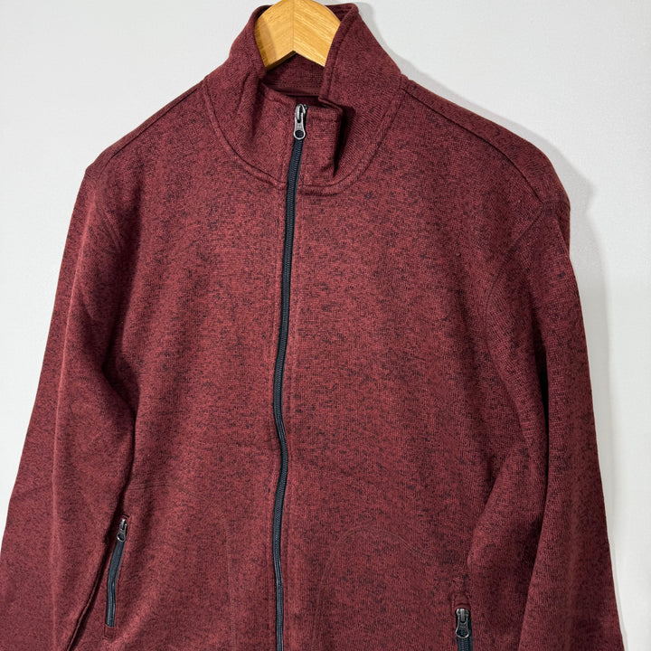 SONOMA FULL ZIP KNITED SWEATER