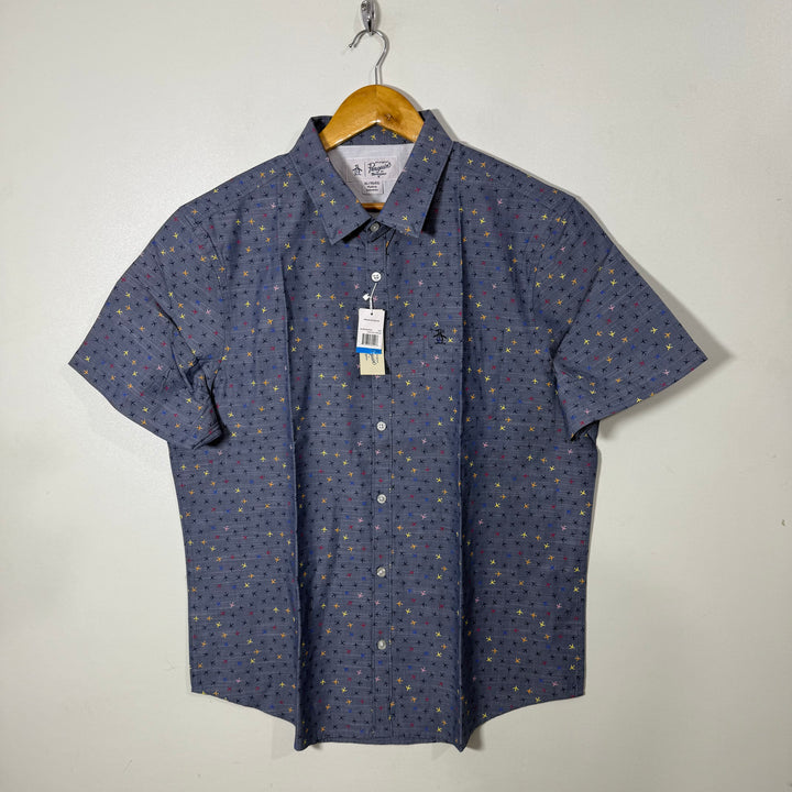 PENGUIN BUTTON DOWN HALF SLEEVES SHIRT BRAND NEW