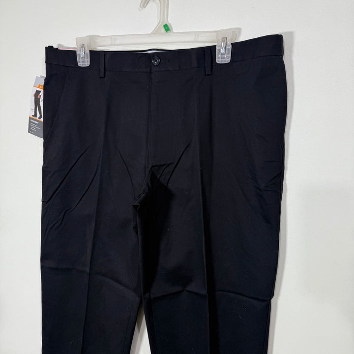SAVANE STRAIGHT FIT THE ULTIMATE PERFORMANCE COTTON CHINO PANT BRAND NEW BLACK COLOUR