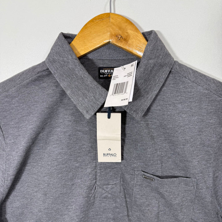 BUFFALO COTTON POLO TSHIRT BRAND NEW GREY COLOUR