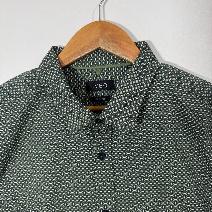 IVEO SLIM FIT PERFORMANCE CASUAL COTTON SHIRT