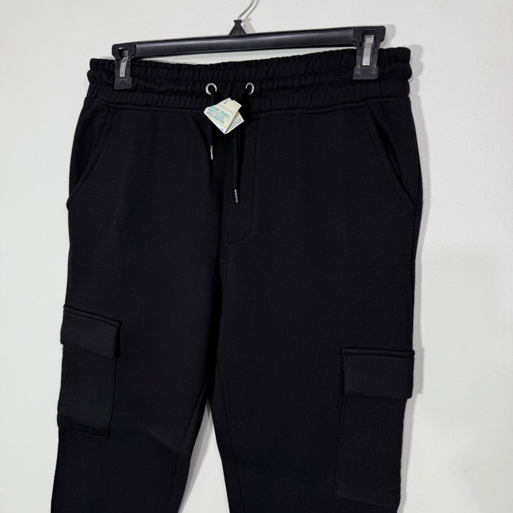 PRIMARK CARGO SWEAT TROUSER BRAND NEW INNER FLEECE BLACK COLOUR