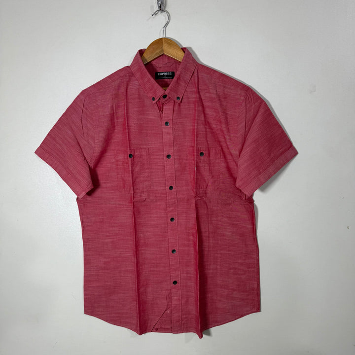 EXPRESS BUTTON DOWN HALF SLEEVES SHIRT
