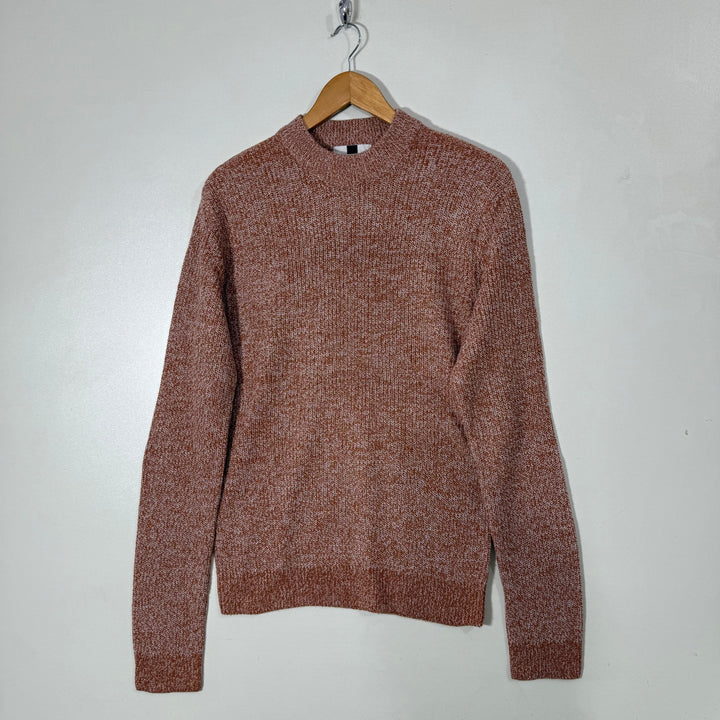 TOPMAN MOCK NECK KNITWEAR ACRYLIC SWEATER