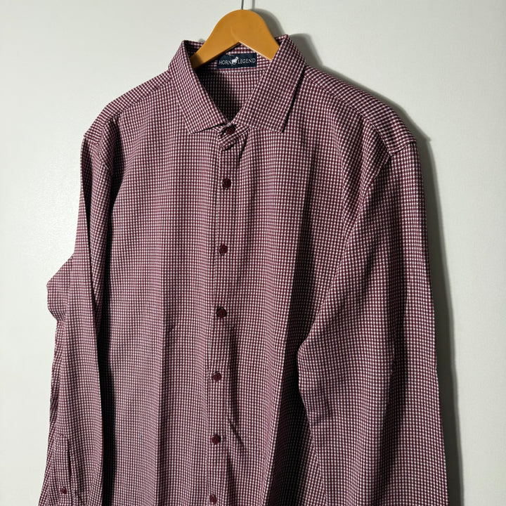 HORN LEGEND TSHIRT FABRIC CHECKERED SHIRT