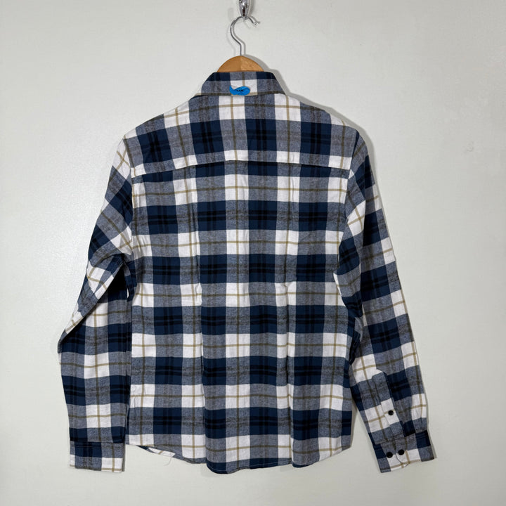 PRIMARK REGULAR FIT BUTTON DOWN FLANNEL COTTON CHECKERED SHIRT BRAND NEW