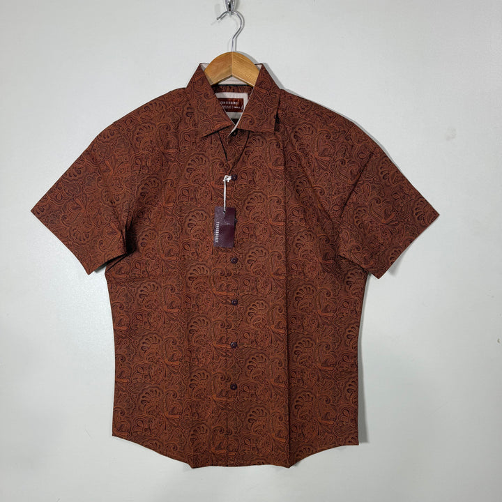 CONSEQUENCE HALF SLEEVES COTTON SHIRT BRAND NEW
