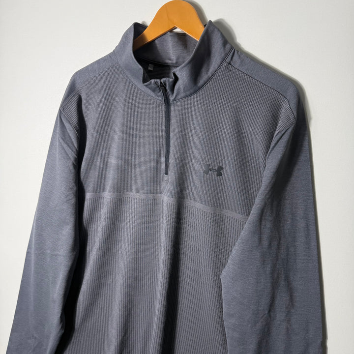 UNDER ARMOUR HALF ZIP SPORT PULLOVER GREY COLOUR