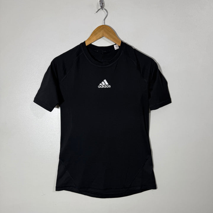 ADIDAS TECH FIT SPORT COMPRESSION TSHIRT BLACK COLOUR