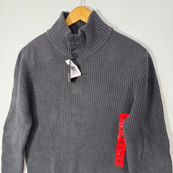 BUFFALO HALF ZIP KNITWEAR COTTON BRAND NEW