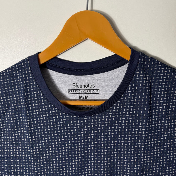 BLUE NOTES COTTON TSHIRT BLUE COLOUR