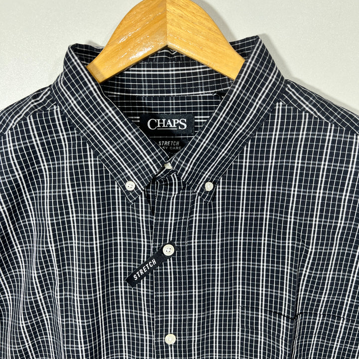 CHAPS BUTTON DOWN CASUAL COTTON SHIRT BRAND NEW