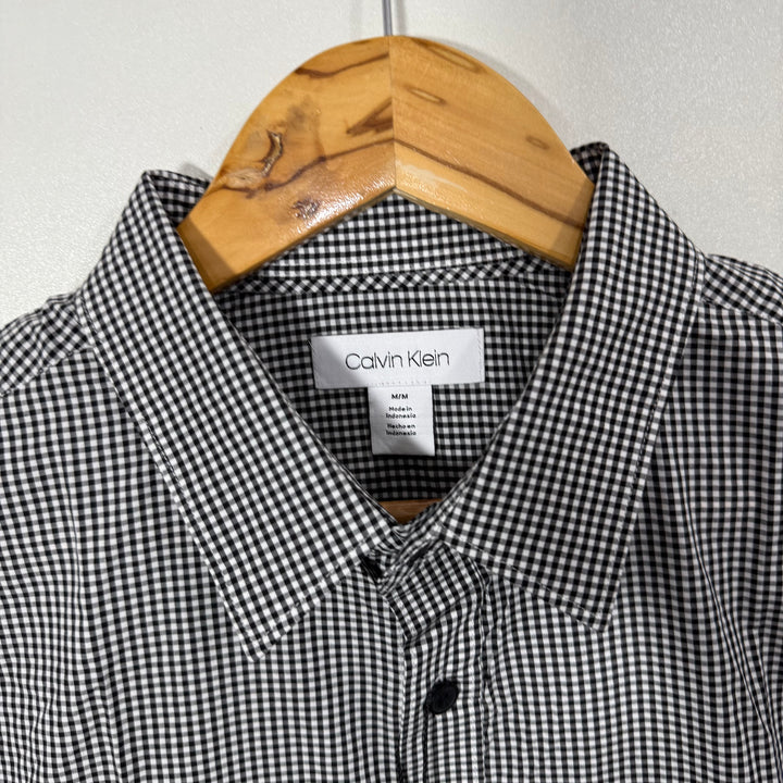 CALVIN KLEIN COTTON CHECKERED SHIRT BRAND NEW WITH STRETCH