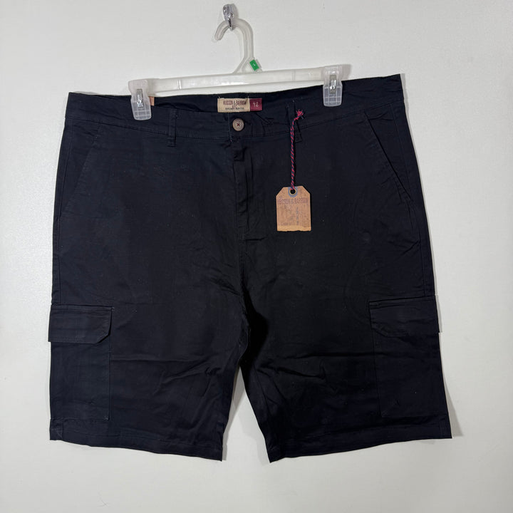 HUDSON & BARROW CARGO COTTON SHORT BRAND NEW WITH STRETCH BLACK COLOUR